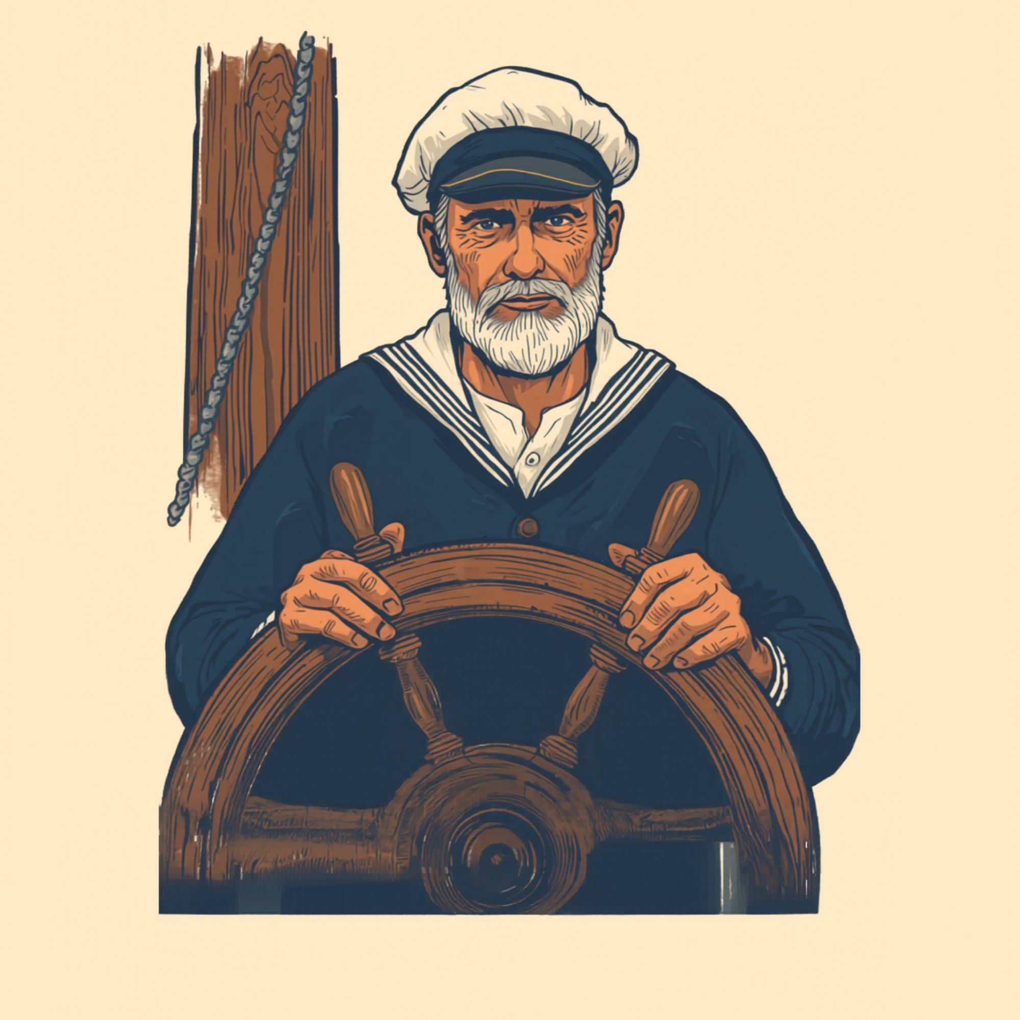 The Helmsman — Tmonier mascotte